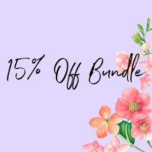 15% off Bundle 3 Items!